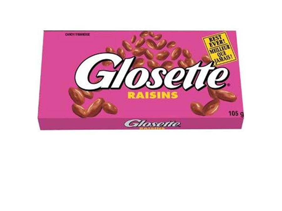 HERSHEY GLOSETTE RAISINS FAMILY 12/105G