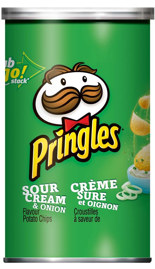 PRINGLES SOUR CREAM & ONION 12/68G