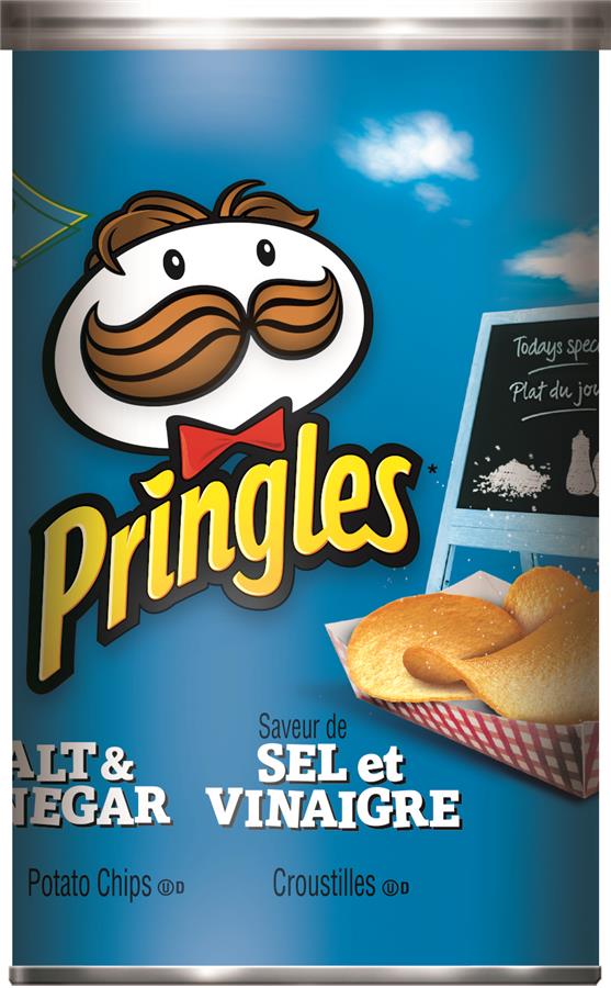 PRINGLES SALT & VINEGAR 12/68G