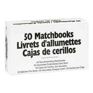 MATCHES BOOK PLAIN 50
